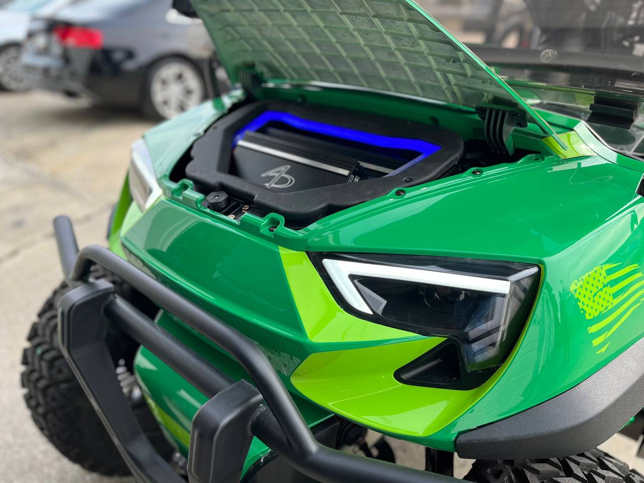 Custom Amp Install in UTV Hood