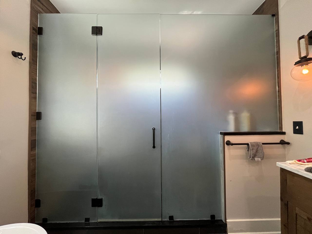 Frosted Glass Installation